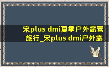 宋plus dmi夏季户外露营旅行_宋plus dmi户外露营旅行